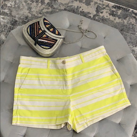 GAP Pants - Yellow Striped Gap Shorts Size 10